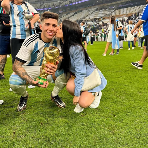 WANDA-FUL Wanda Nara ‘responds to rumours she sent flirty text to Enzo Fernandez as she faces Chelsea ace’s partner on TV’