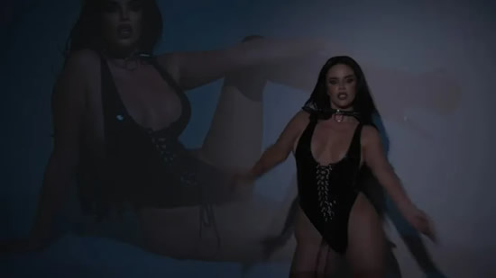 GREATEST IVA Ivana Knoll suffers wardrobe malfunction in risque bondage-style outfit as World Cup’s hottest fan releases music video