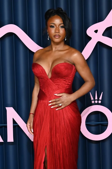 BUK THE TREND Bukayo Saka’s fiancee Tolami Benson puts on busty display at British Fashion Awards after getting engaged to Arsenal ace