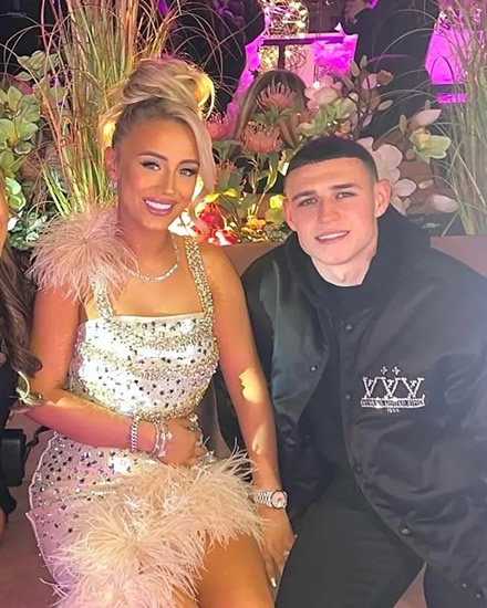 RUNNING RINGS Phil Foden’s partner Rebecca fuels engagement rumours as she flashes diamond sparkler after pair go ring shopping