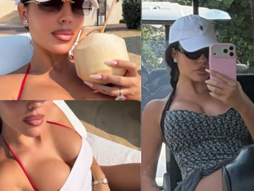 'I love it' Georgina Rodriguez stuns in bikini in incredible family holiday snaps as fans gush ‘Cristiano Ronaldo is a lucky man’