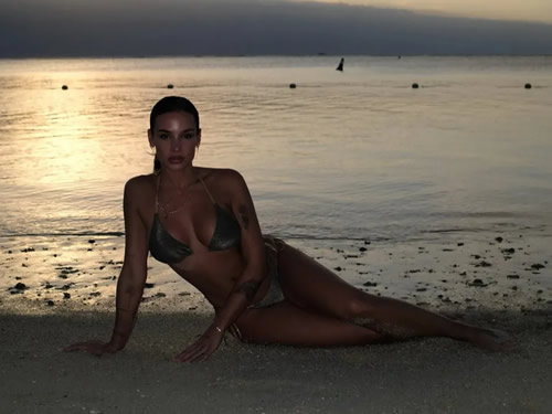 TO DIE FOR Former Premier League star’s daughter’s bikini post on Instagram causes husband to joke he has ‘died on the spot’