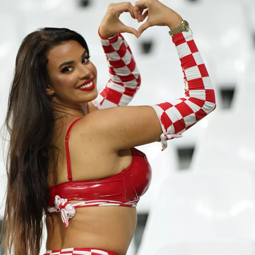 Ex-Miss Croatia who loves wearing skimpy outfits was stopped by security at World Cup