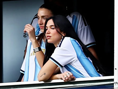 STAR GUEST Dua Lipa tours South American football derbies as she attends Brazil’s biggest rivalry after Argentina’s mammoth clash