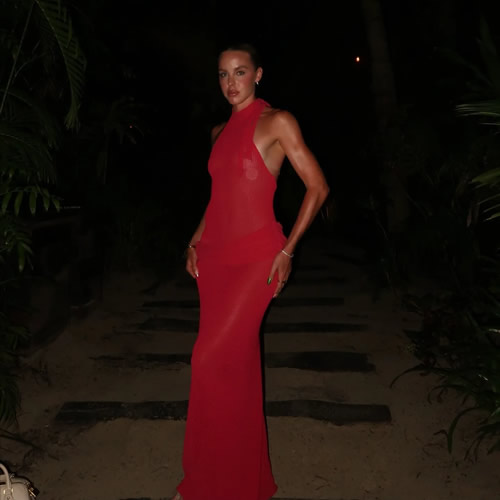 KEEL DEAL Keely Hodgkinson goes braless in see-through dress as Team GB Olympic star relaxes on holiday