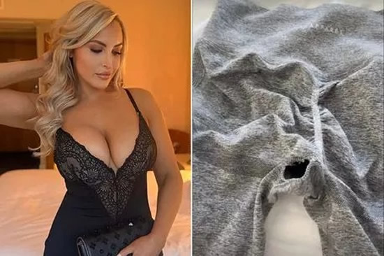 Emma Louise Jones shares wardrobe malfunction video as she's 'mortified in Post Office'