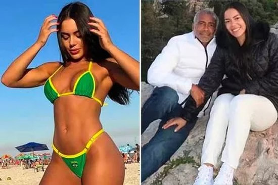 Sex-obsessed Brazil legend Romario, 59, 'splits with student' and spotted with mystery blonde
