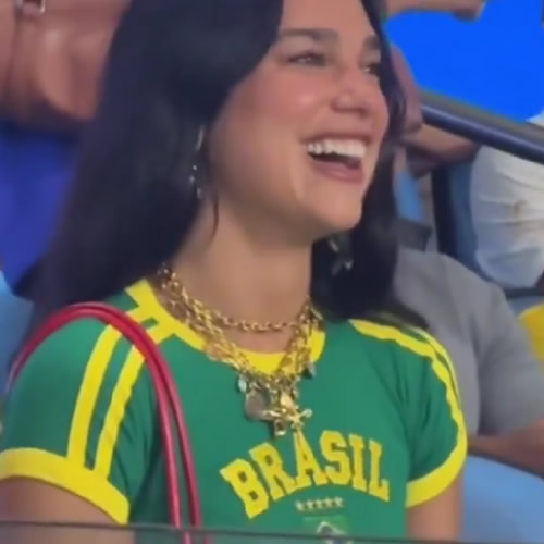 STAR GUEST Dua Lipa tours South American football derbies as she attends Brazil’s biggest rivalry after Argentina’s mammoth clash