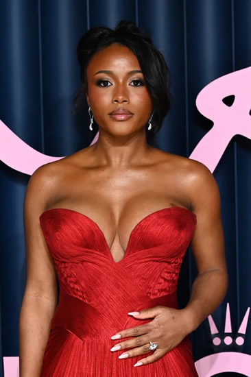 BUK THE TREND Bukayo Saka’s fiancee Tolami Benson puts on busty display at British Fashion Awards after getting engaged to Arsenal ace