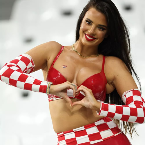 Ex-Miss Croatia who loves wearing skimpy outfits was stopped by security at World Cup